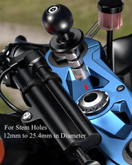 BRCOVAN 1-inch TPU ball connects to RAM mounts for flexible positioning
