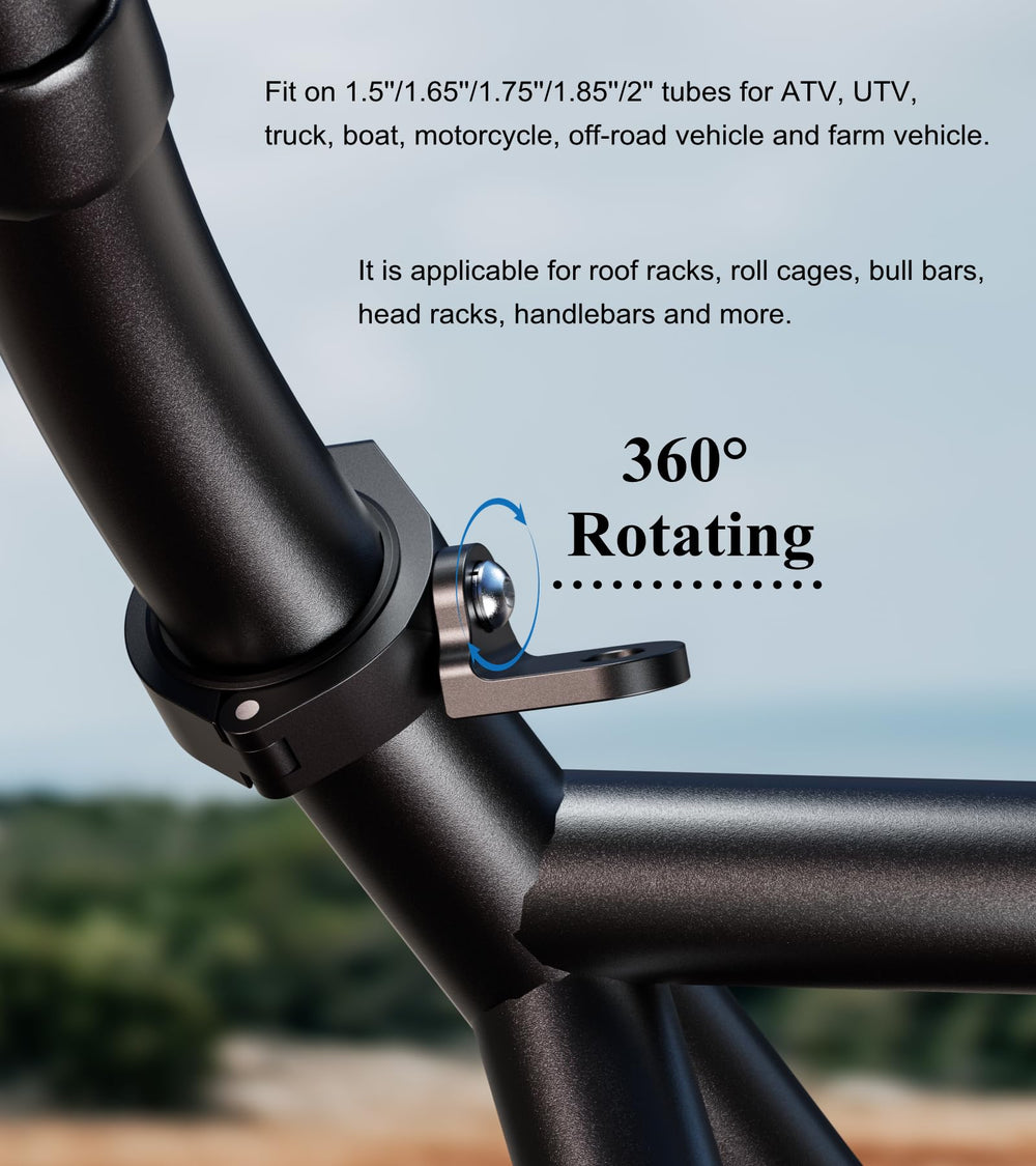 BRCOVAN rail compatibility across 1.5 to 2 inch tubes