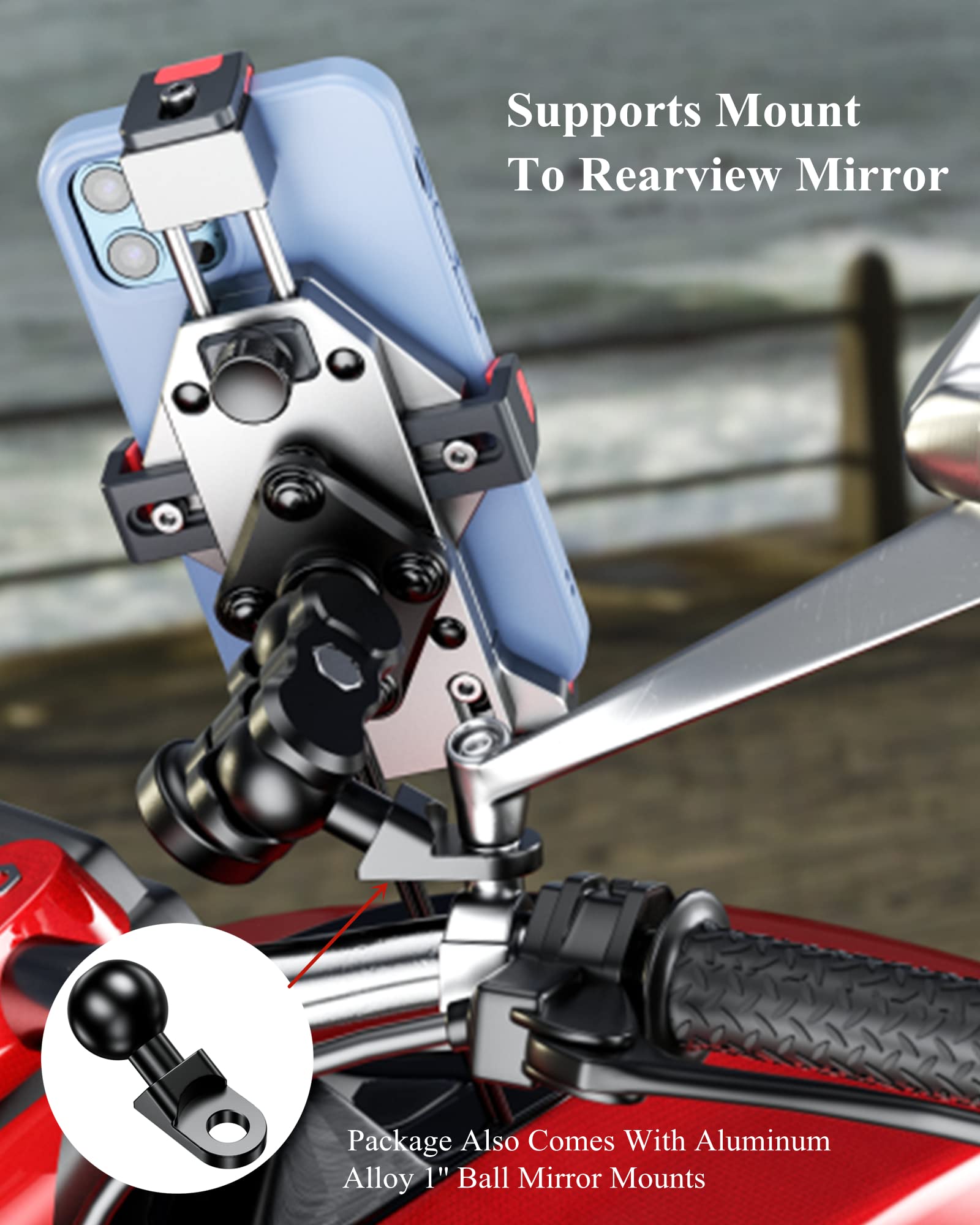 BRCOVAN easy installation on handlebars or mirrors for quick setup.