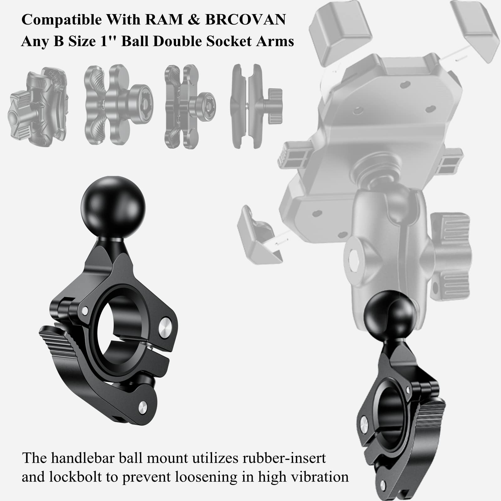 Hard anodized surface resists wear in rugged environments.