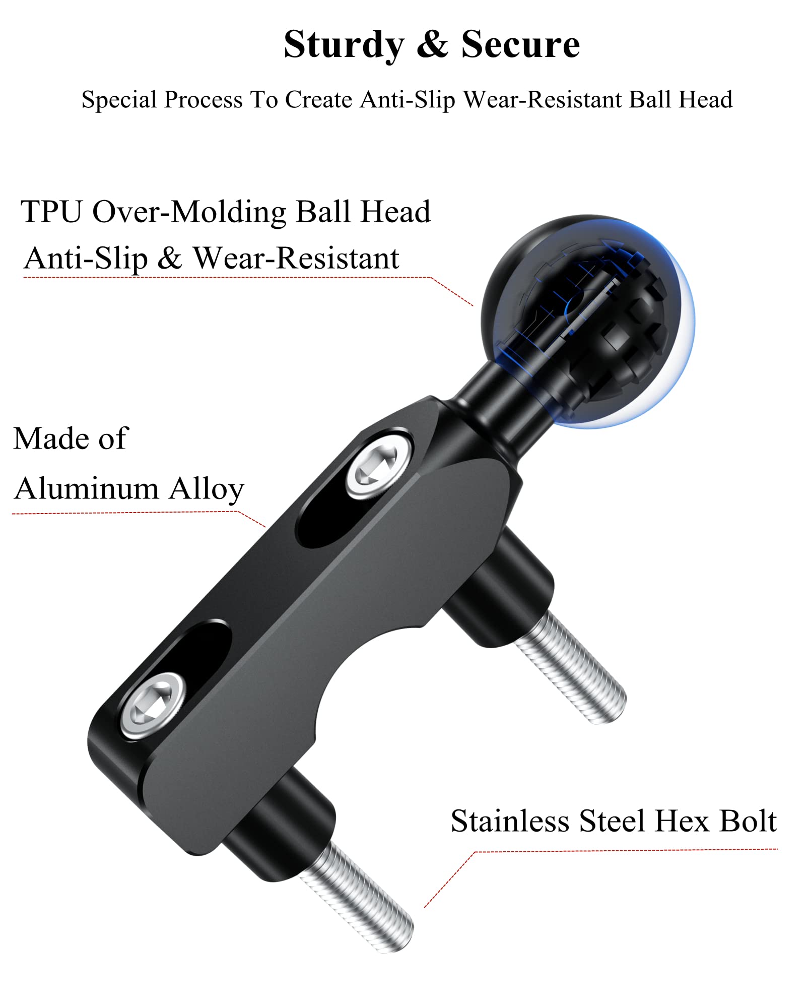 Includes stainless bolts and spacers for quick, secure installation.