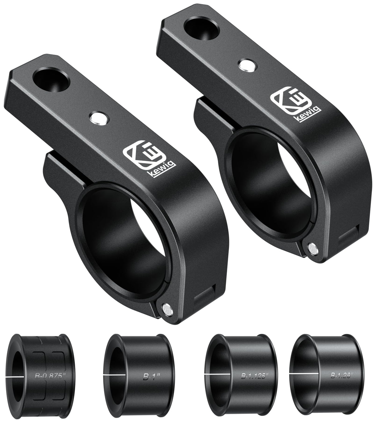 BRCOVAN light bar mounts two-piece aluminum brackets for rugged installation