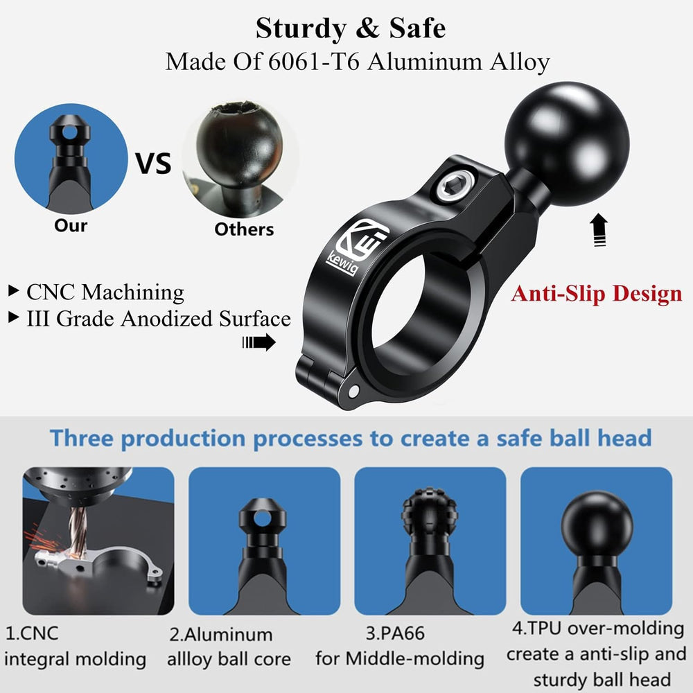 BRCOVAN lock-bolt enhances stability on rough rides.