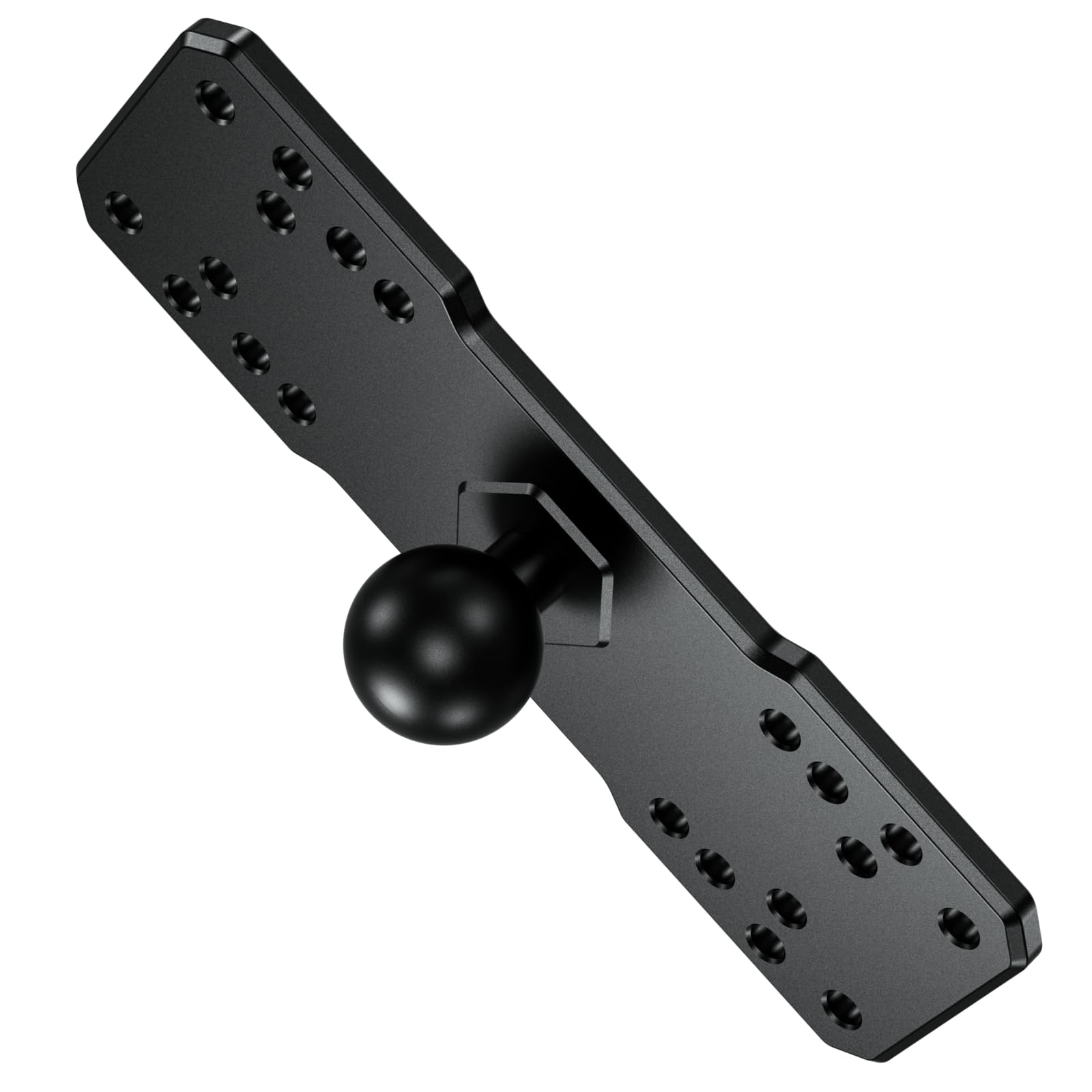 BRCOVAN marine plate supports multiple devices, from fishfinders to radios.