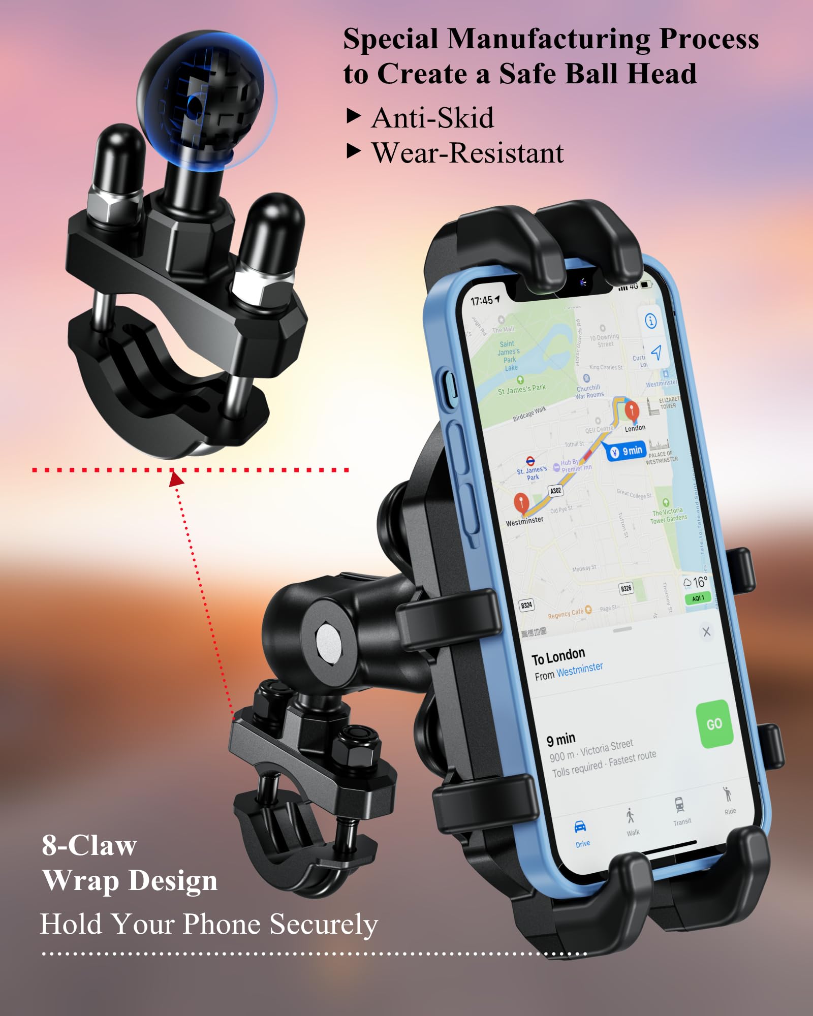 BRCOVAN compatible with motorcycles, bikes, scooters, and ATVs.