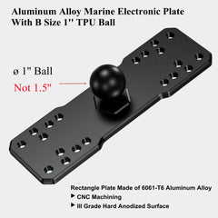 BRCOVAN rectangular marine plate 6061-T6 for rugged use aboard.