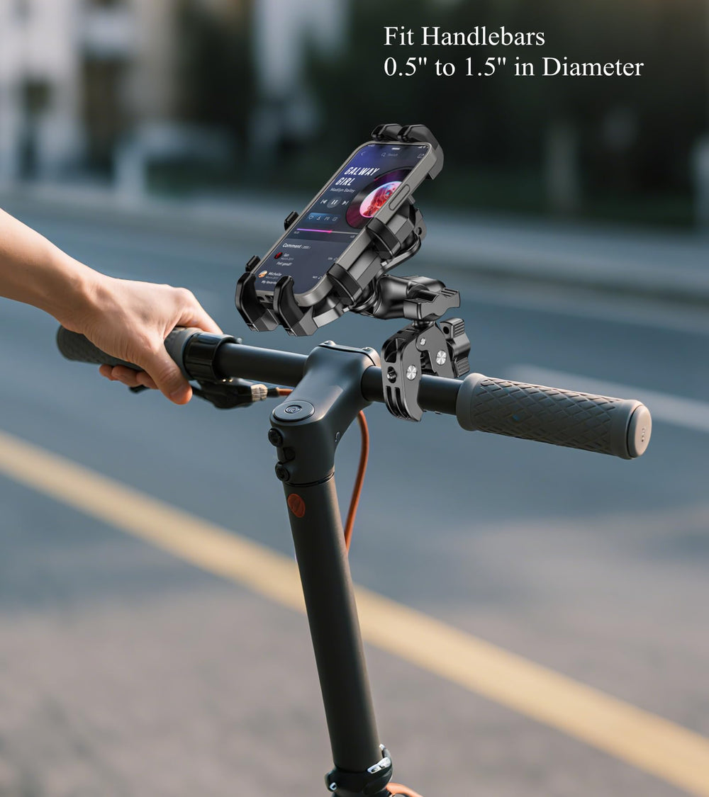 BRCOVAN robust fixed phone grip prevents movement on rough terrain