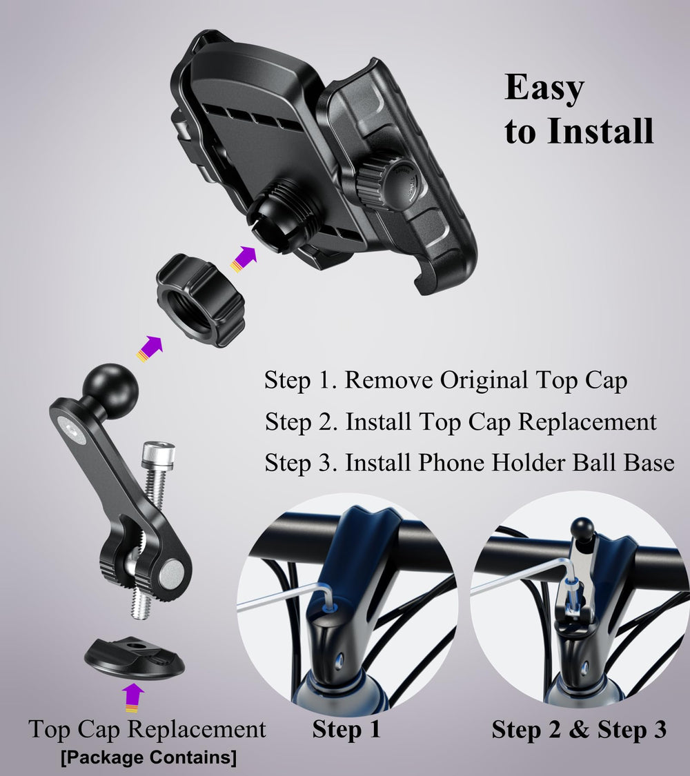 BRCOVAN 1-second lock release for easy removal