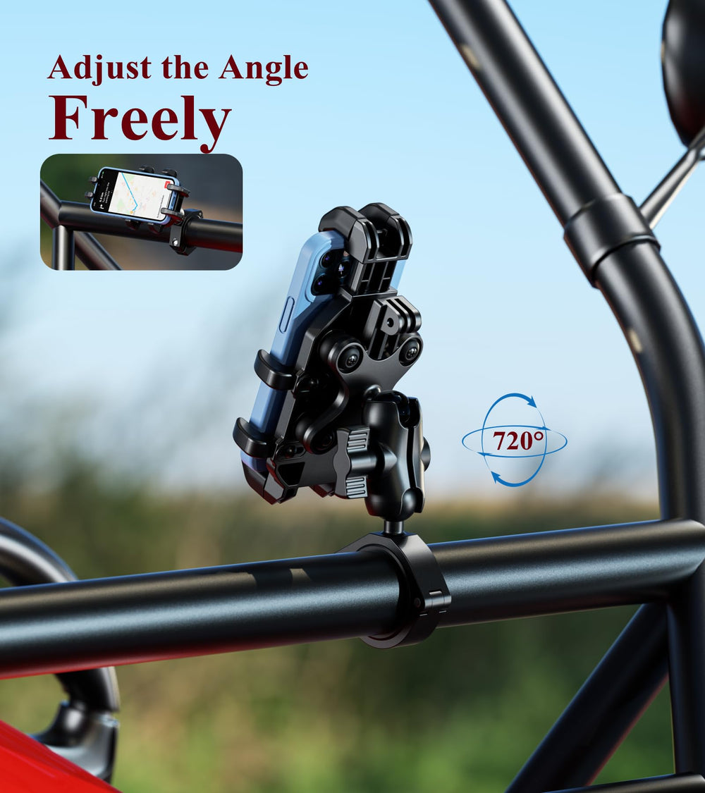 BRCOVAN UTV mount enables one-handed insertion and removal.