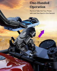 BRCOVAN vibration dampener and silicone padding cushion the phone on rough roads