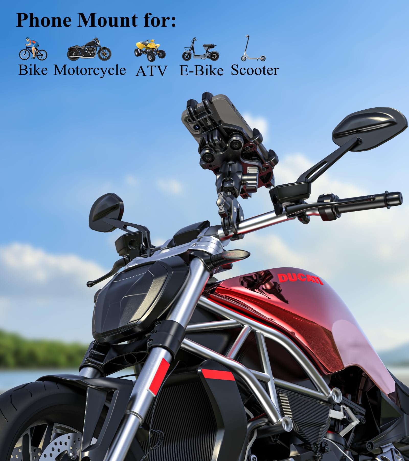BRCOVAN vibration dampener system minimizes shocks for clearer on-road viewing