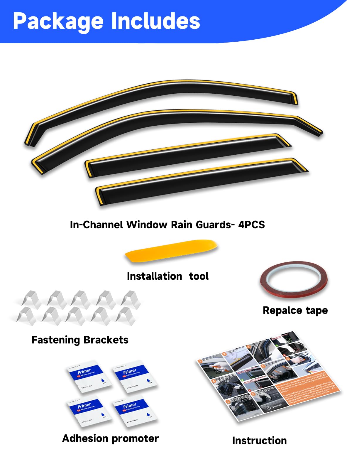 Breejoy 4-piece set packaging ready for your CR-V upgrade.