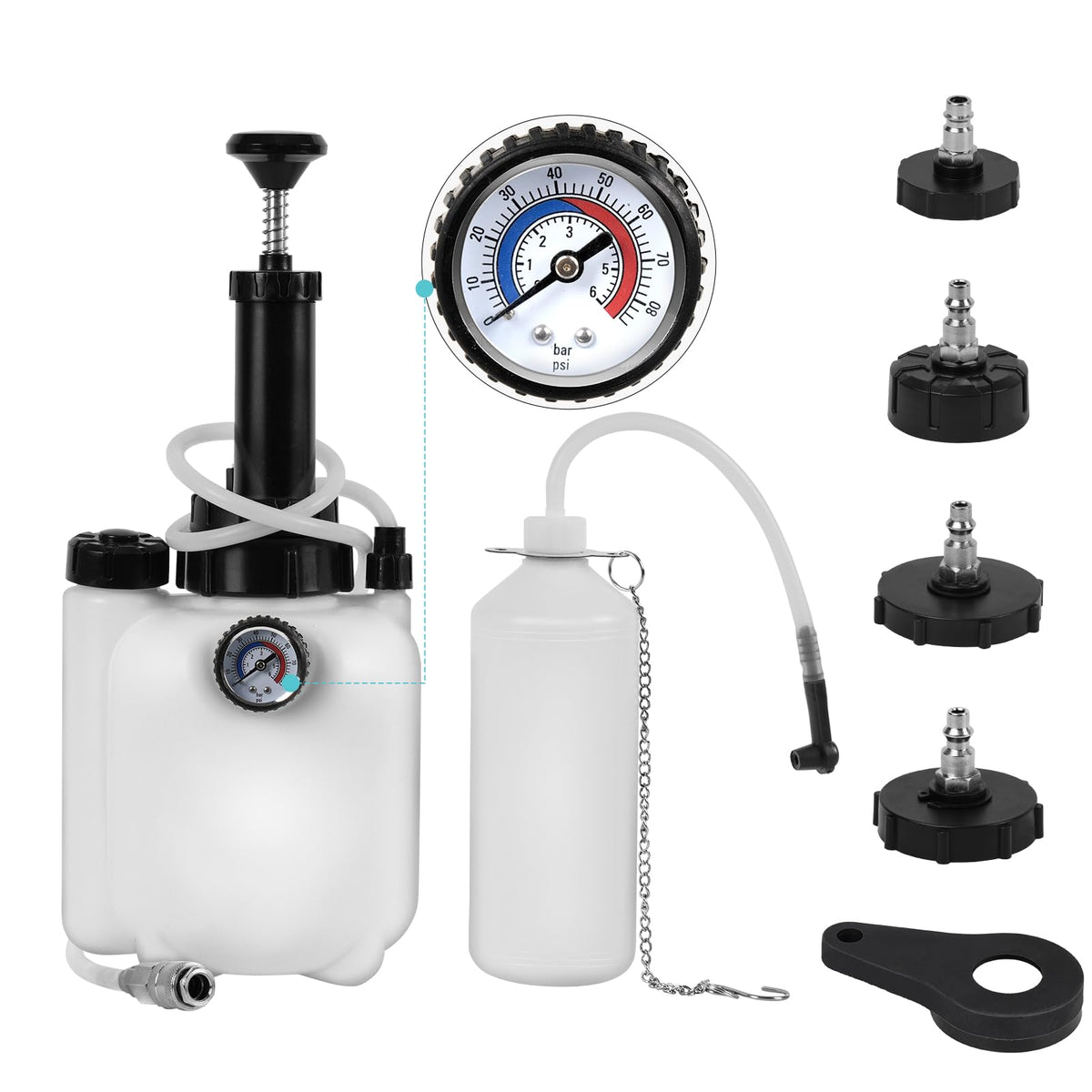 BreeRainz brake bleeder kit with 3L pump for efficient maintenance