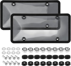 Bridge Cutters clear license plate protector kit shields decals and plates from car washes