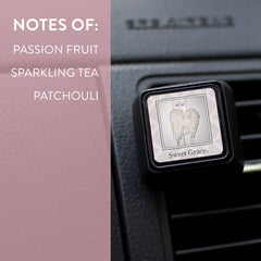 Bridgewater Sweet Grace vent clip installation on car vent for easy setup