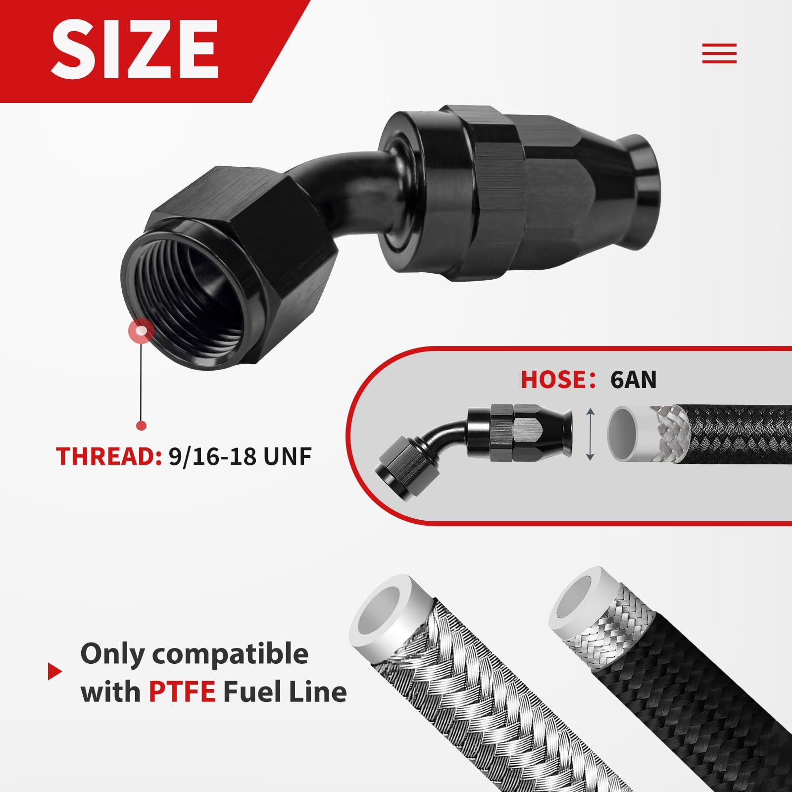 BRIFITOR 6AN flare-to-1-4npt adapter expands connection options