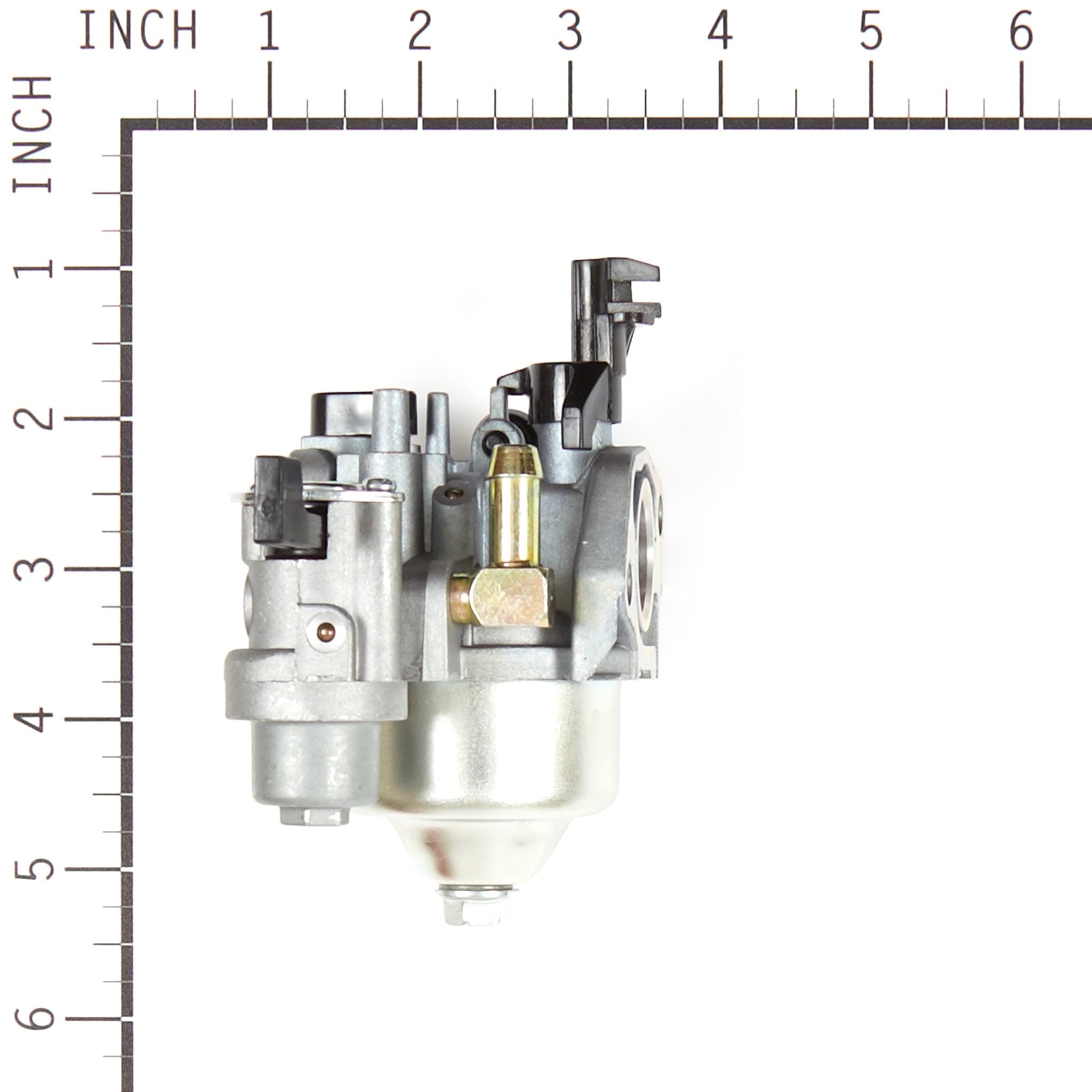 Briggs & Stratton 596079 carburetor side view, precise replacement compatibility