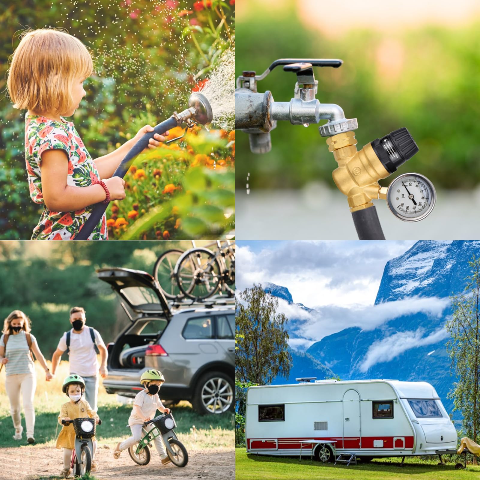 BRIGHTDECK regulator suitable for RVs, gardens, kitchens, and bathrooms