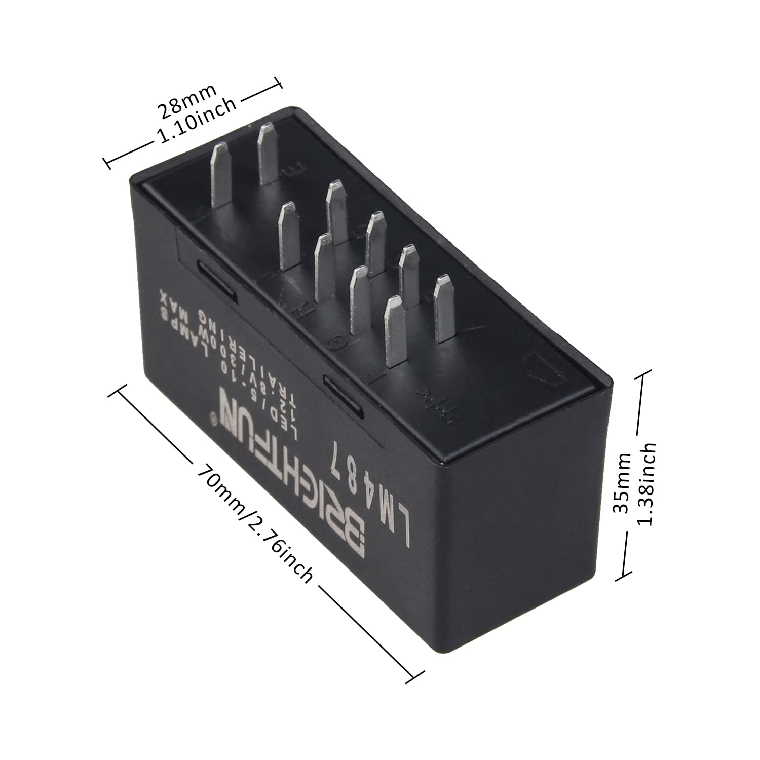 BrightFun Chevy Tahoe GMC 2003-2006 relay on-car installation visuals for a straightforward upgrade
