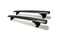 BRIGHTLINES crossbars on roof with bags illustrating cargo versatility