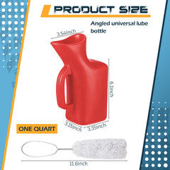 BrightRow lube swabs 11.6 inches hold lubricant evenly for smooth bead work.