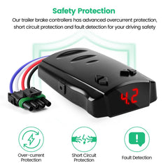 Briidea controller mounted in cab for easy monitoring during trips.