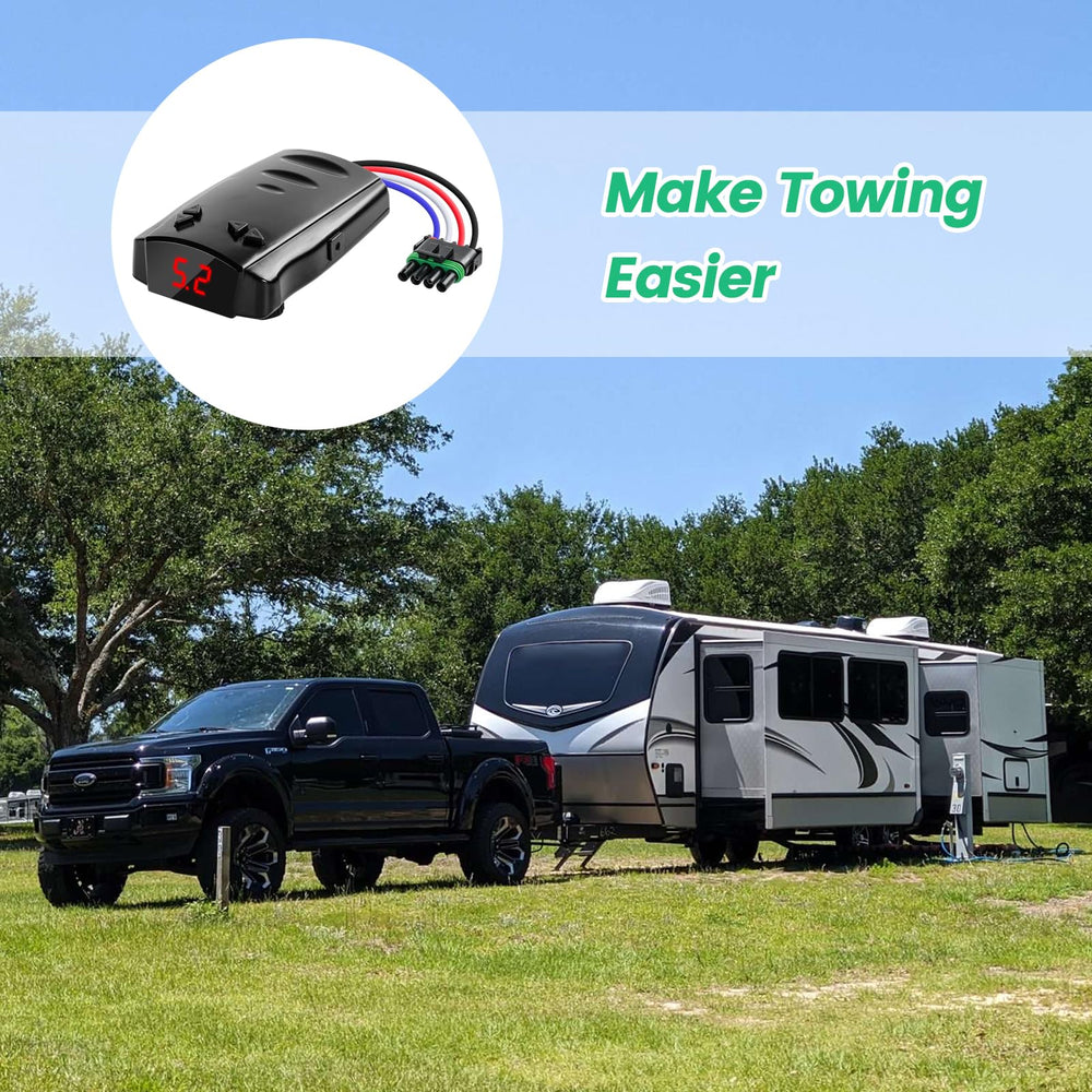 Briidea trailer braking adapts to deceleration for smoother stops.