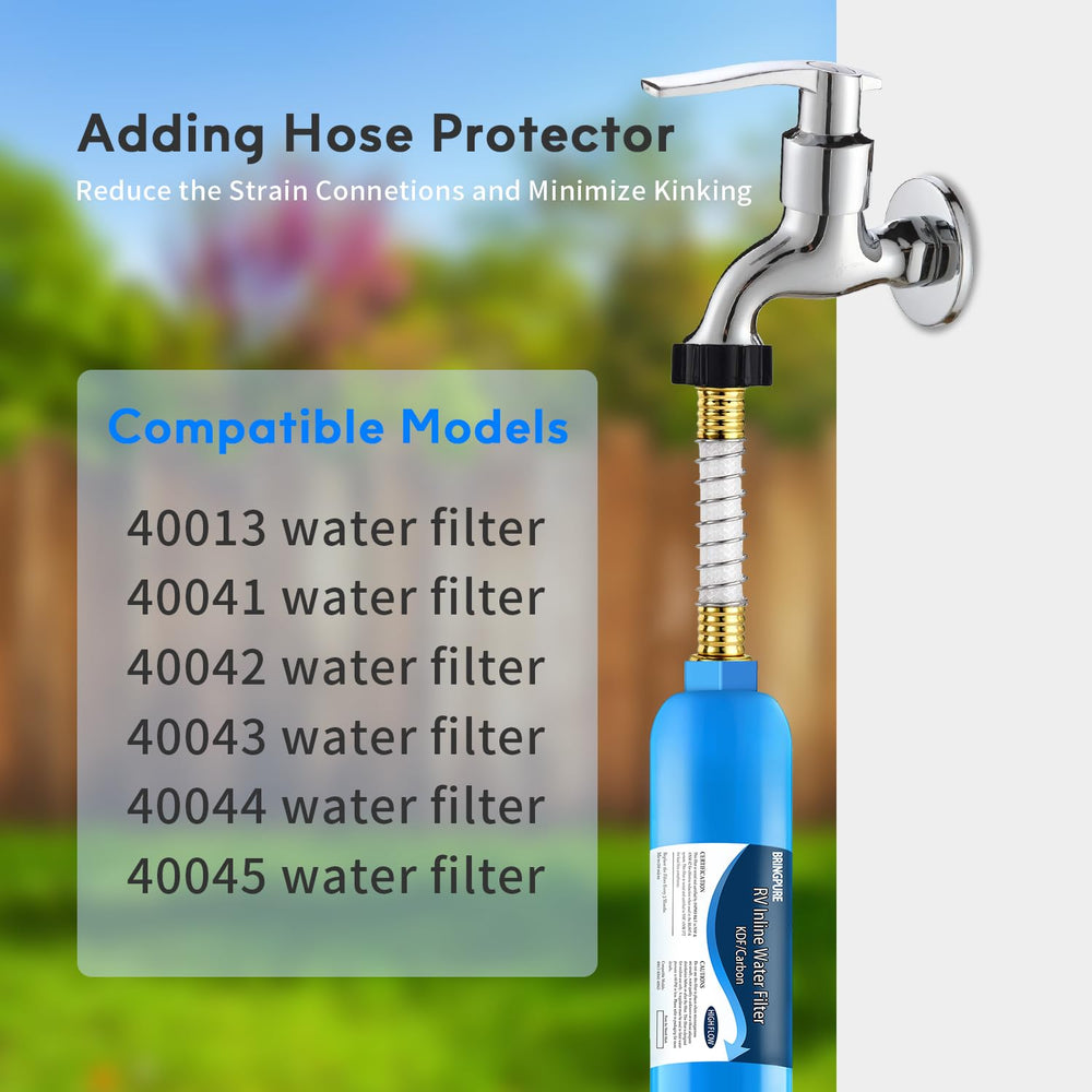 Bringpure RV Inline Water Filter demonstrates odor and taste reduction in drinking water.