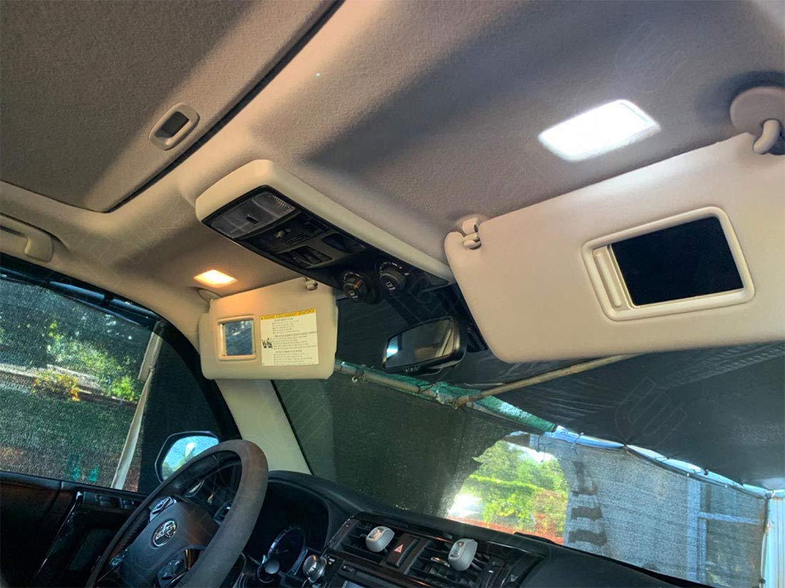 BRISHINE 4Runner glove box lights help locate items quickly in low light