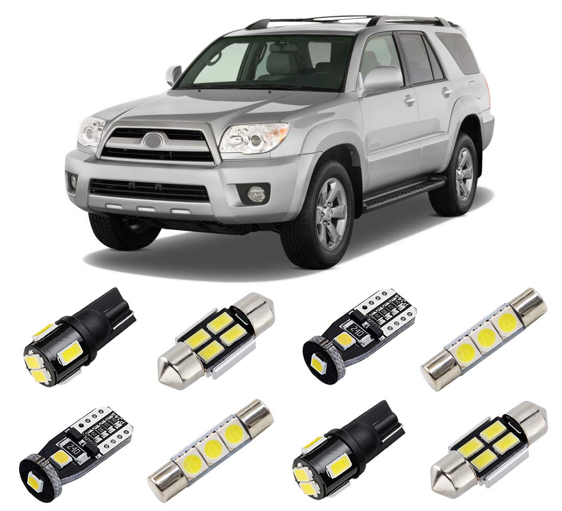 BRISHINE 4Runner map lights illuminate the cabin for quick map reading at night