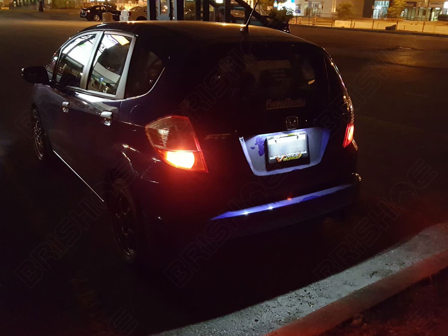 BRISHINE interior LED kit in action showing brighter cabin ambience