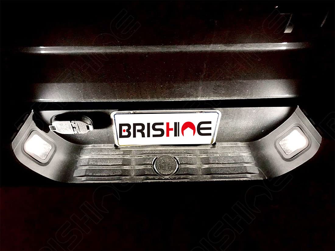 BRISHINE license plate lights enhance nighttime legibility and road safety