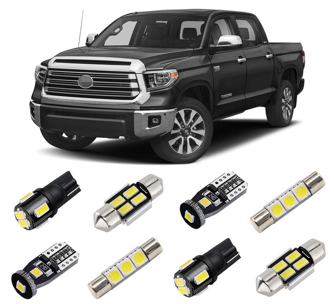 BRISHINE Toyota Tundra map lights illuminate the cabin for easier night reading