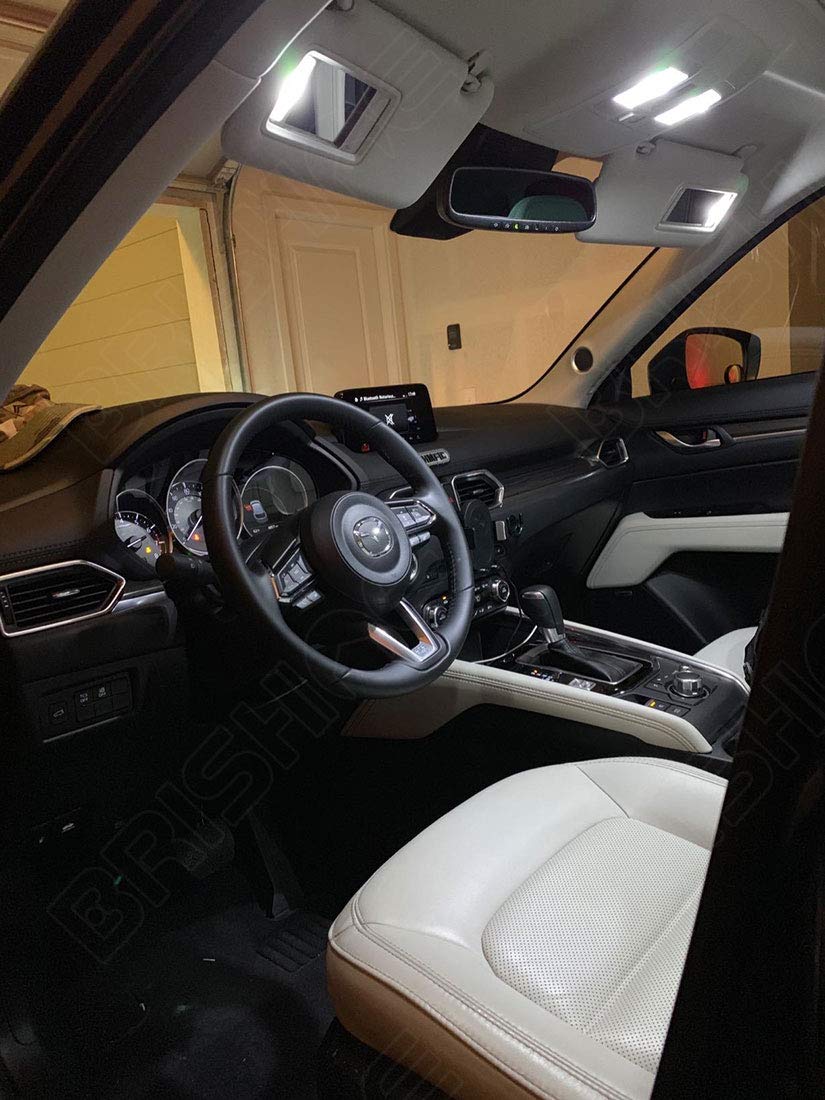 BRISHINE license plate lights improve night visibility on CX-5