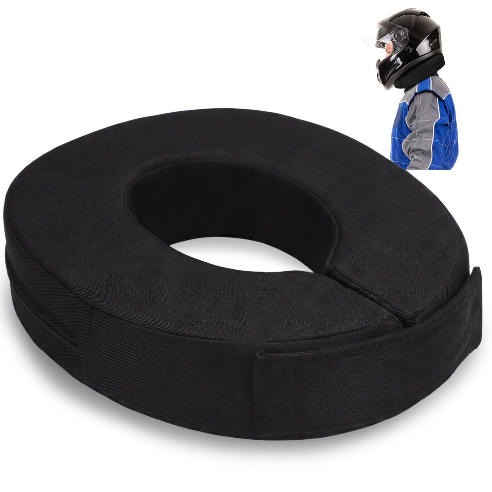 Briwooody Racing Neck Collar closeup padding shows comfortable, contoured neck support.
