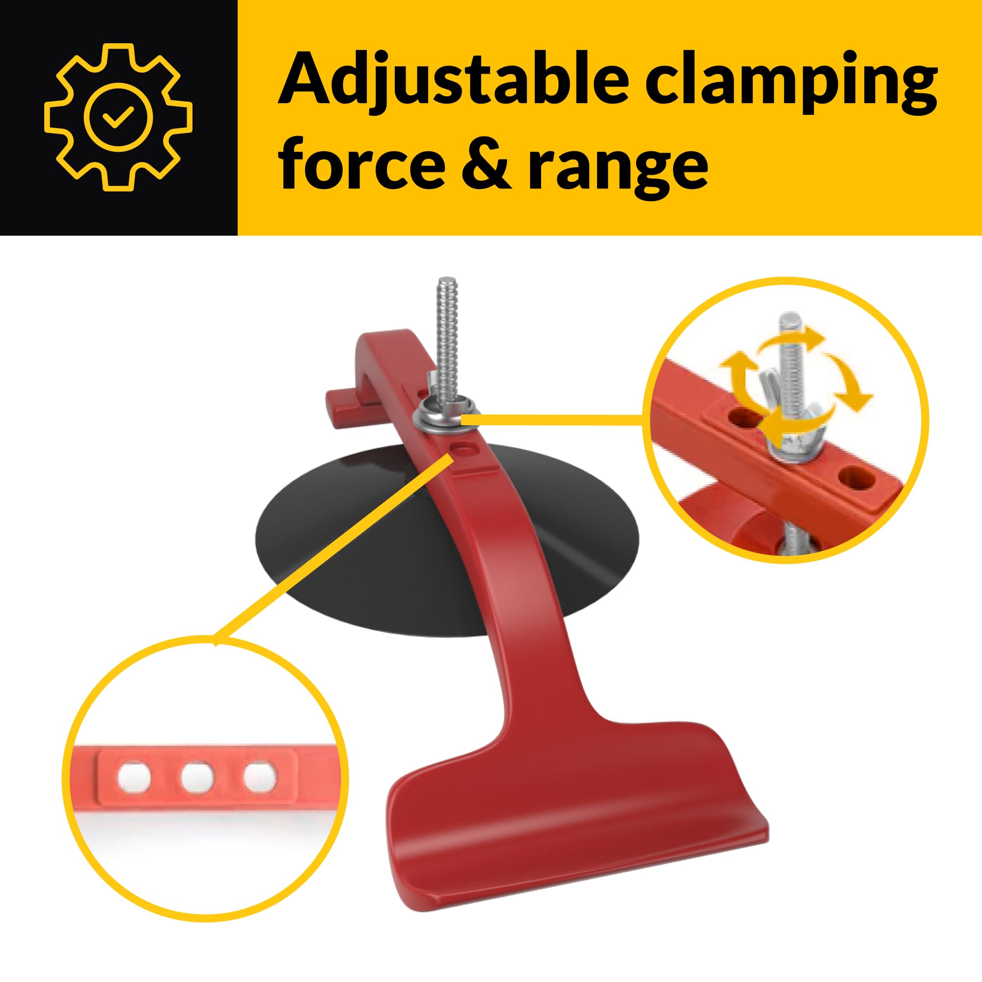 BRIXWELL SNC6 window suction hooks for securing moldings and sensors