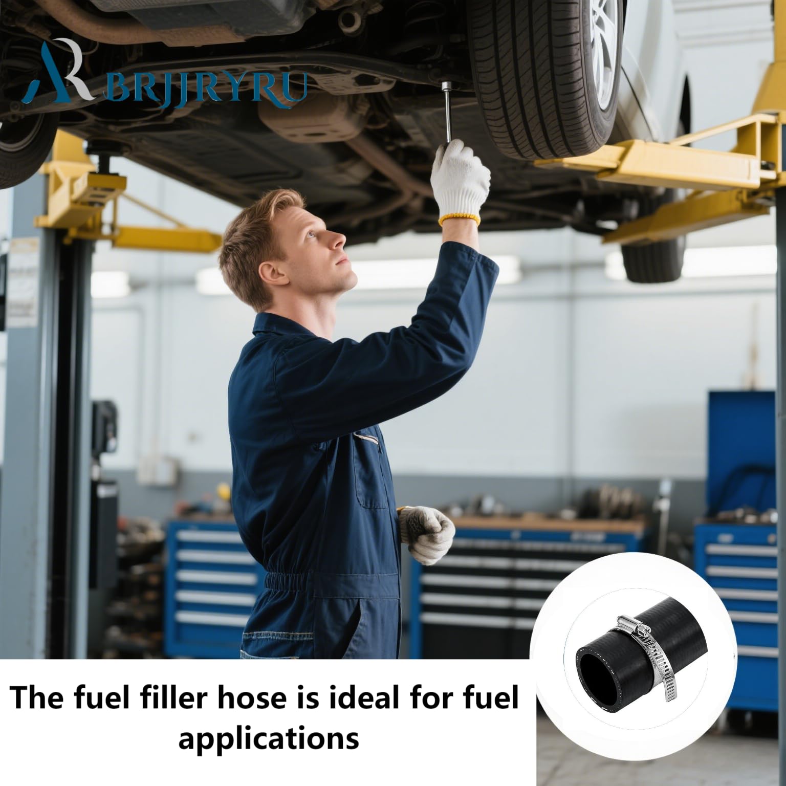 BrJJrYRu fuel hose with nitrile rubber and broad temperature range.