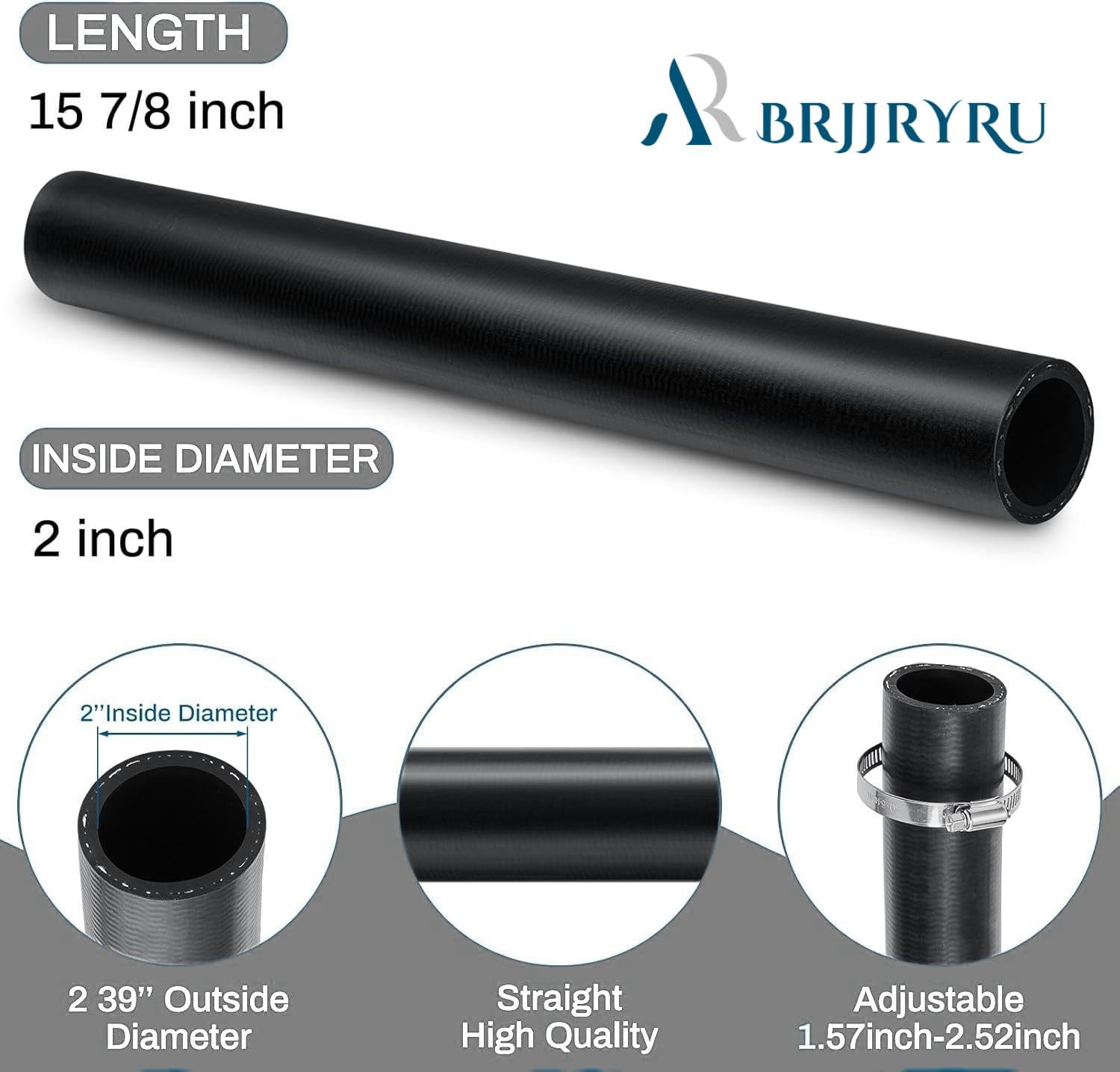 BrJJrYRu fuel filler hose with triple-layer reinforcement for durability under pressure.