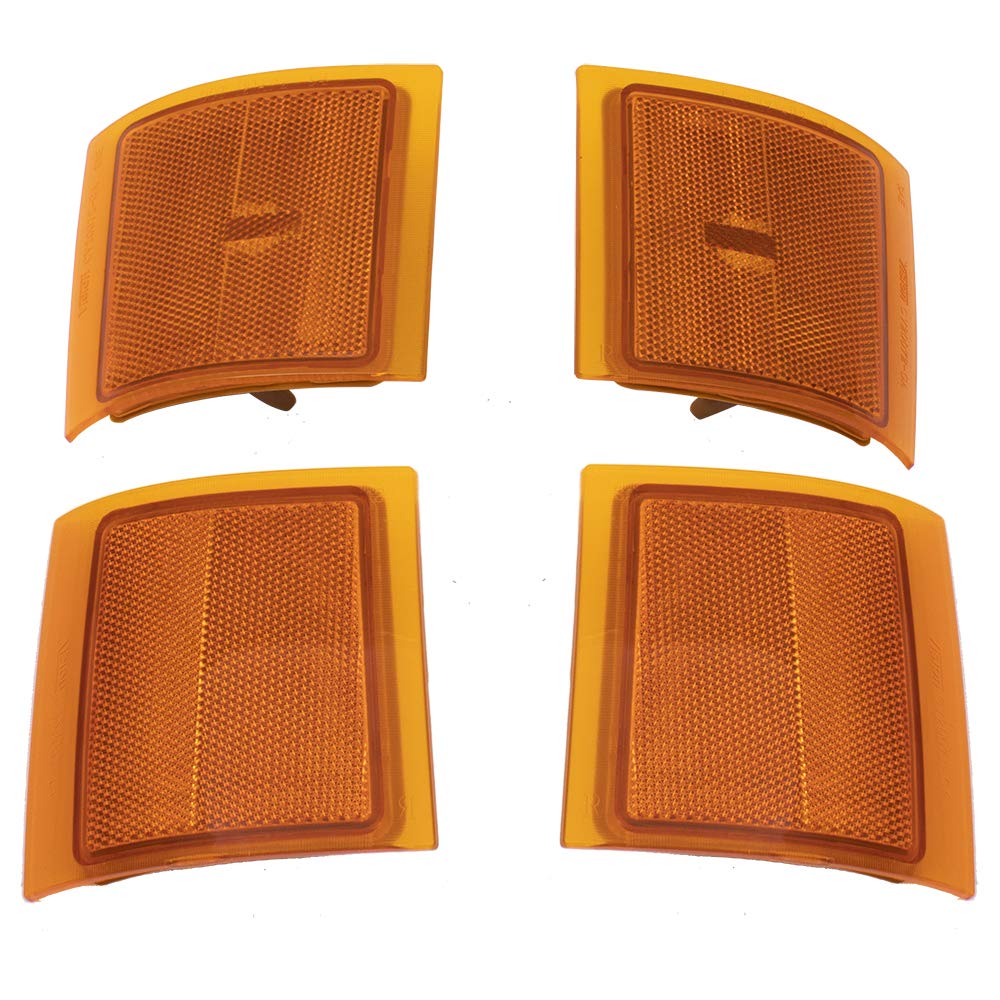 Brock Park upper signal-side marker lamp unit for Chevy with composite headlights; reliable replacement.