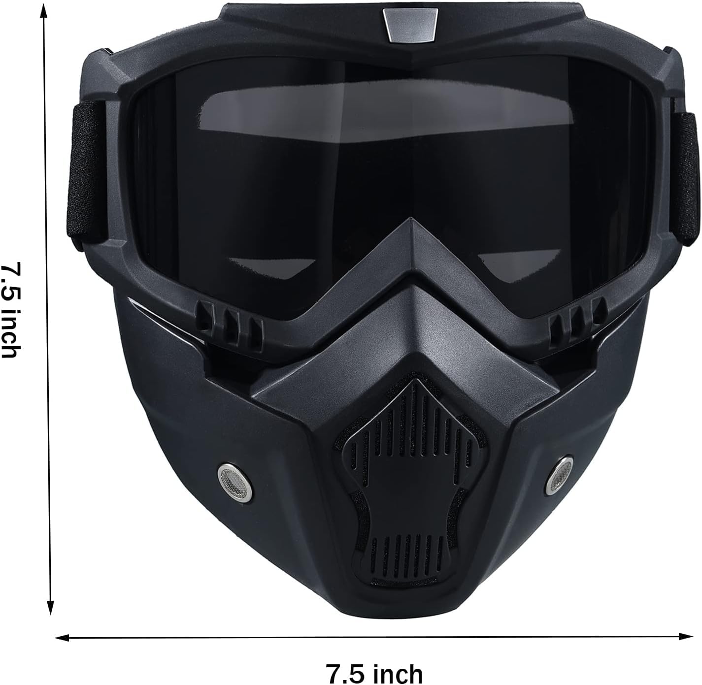 BROYEUR adjustable non-slip strap fits most head sizes