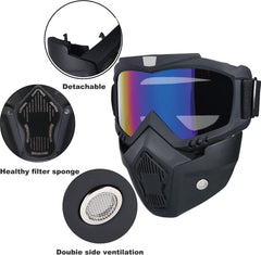BROYEUR mask anti-fog lens in action for fog-free gameplay.