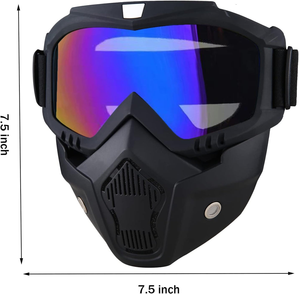 BROYEUR mask foam padding cushions the cheeks for long sessions.