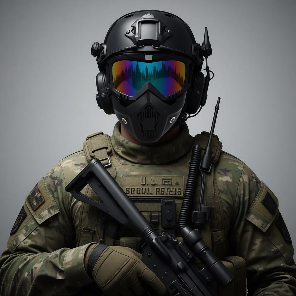 BROYEUR mask breathable mouth filter supports airflow during active wear.