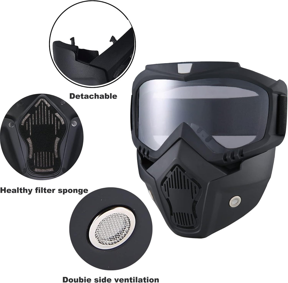 BROYEUR paintball mask soft-sponge comfort interior close-up for cushioning