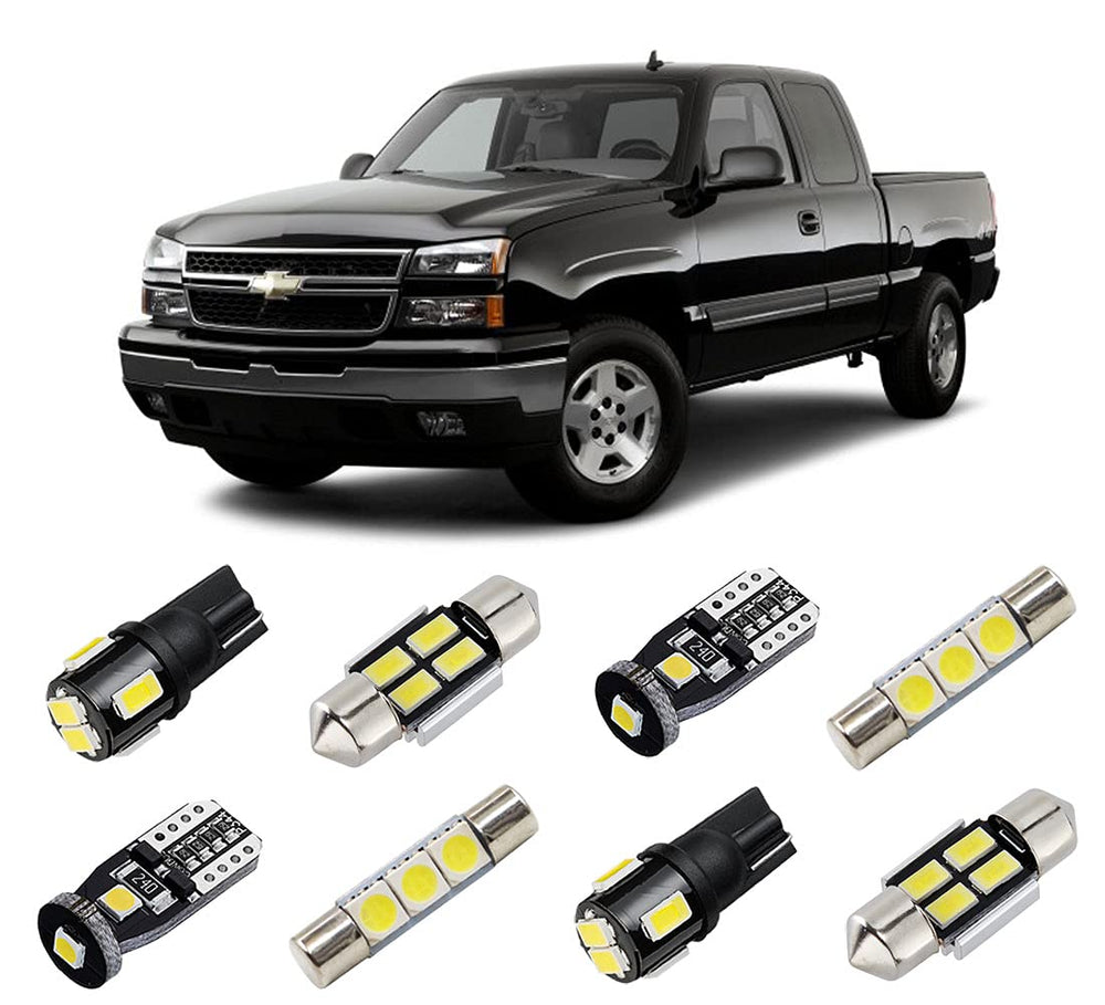BRISHINE interior map lights brighten the Silverado/Sierra cabin for night reading