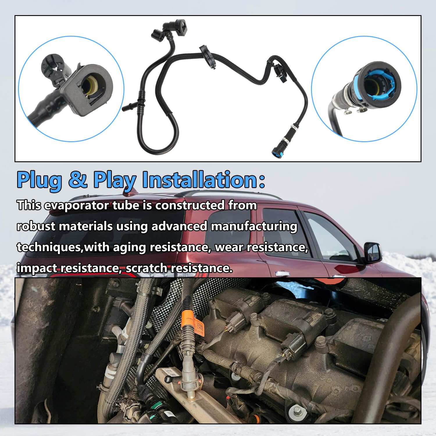 BSNOVT compatible with 2014-2015 Grand Cherokee 3.6L for reliable vapor routing.
