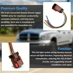 BSNOVT 6-pin wires deliver corrosion resistance and reliable conductivity for Dodge Ram.