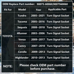 BSNOVT 90075-60060 replacement harness for seamless front signal operation.