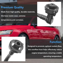BSNOVT A4 Quattro connection hose secures efficient coolant routing.