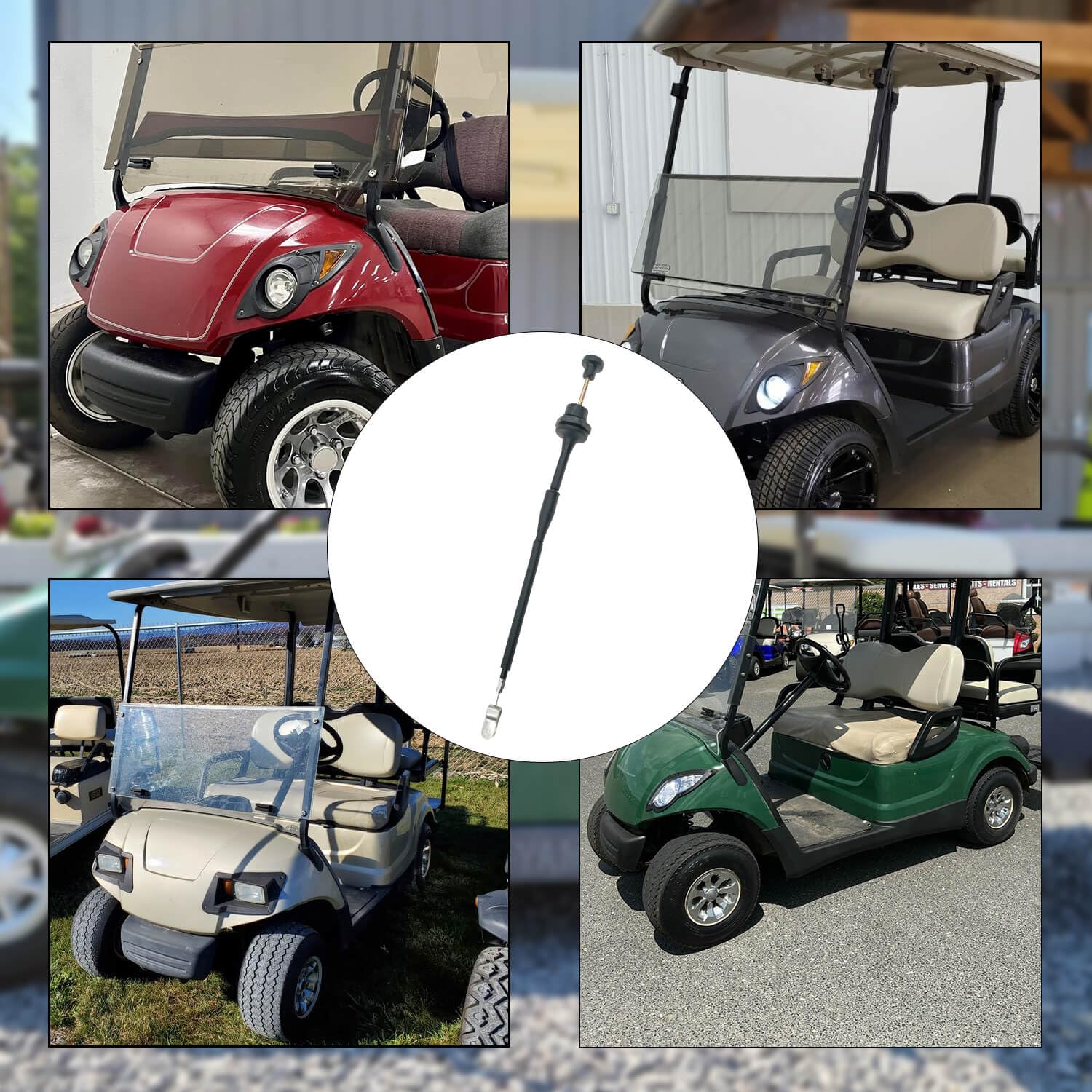 BSNOVT easy-fit installation on Yamaha G-series carts